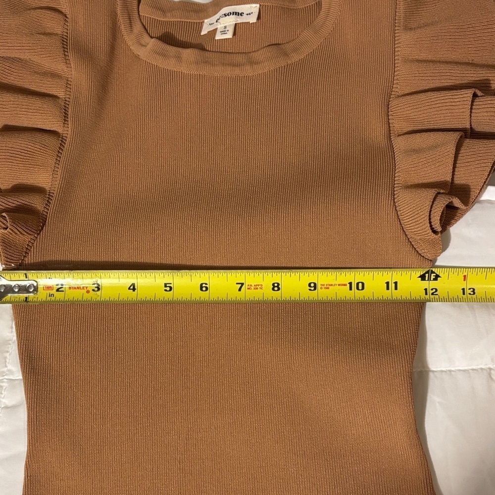 Ee:some Coco Ruffle Sleeve Bodysuit - Picture 5 of 12